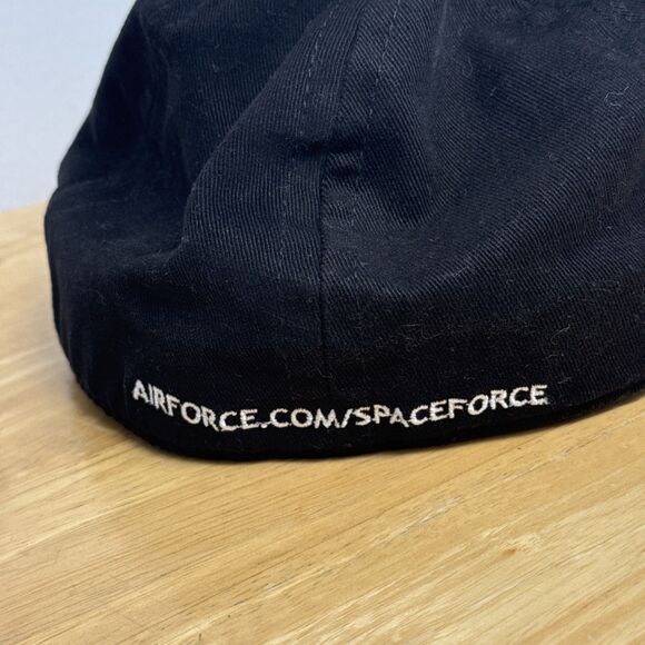United States Space Force Air Force Fitted Black Hat - Picture 7 of 7